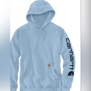 Men’s Carhartt hoodie baby blue
